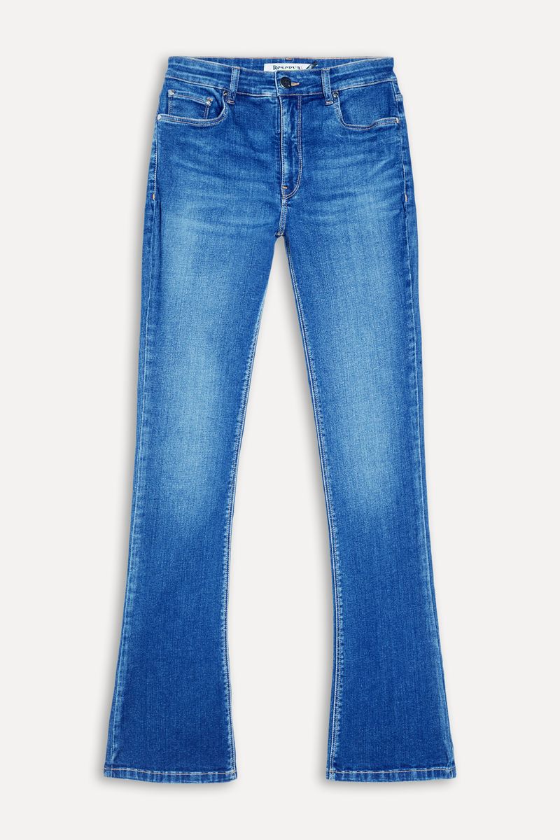 LEVE 2 PAGUE 1 - Calça Jeans Flare Nina Blue High